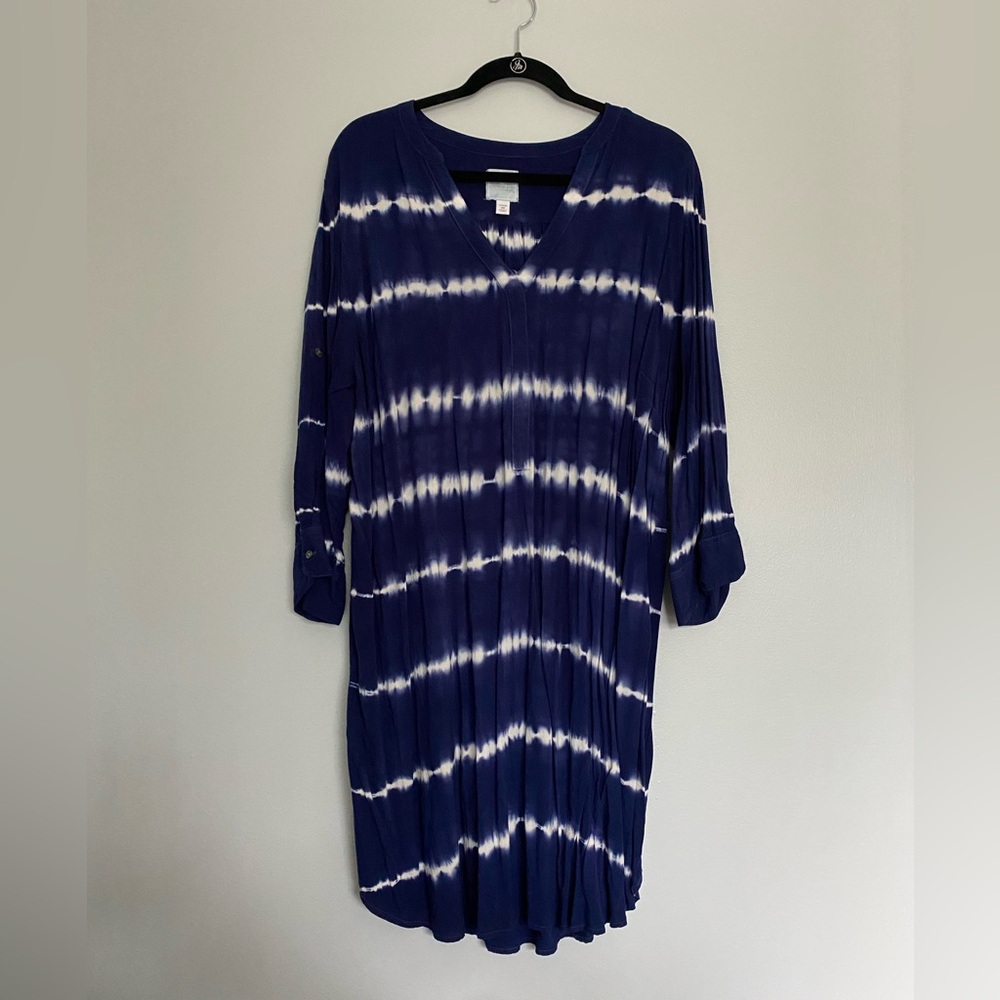 Dressbarn DB Sunday Collection Tie Die Dress
